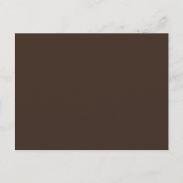 Bistre Solid Colour Postcard (Front)