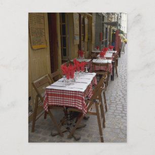Bistro in Paris Postcard
