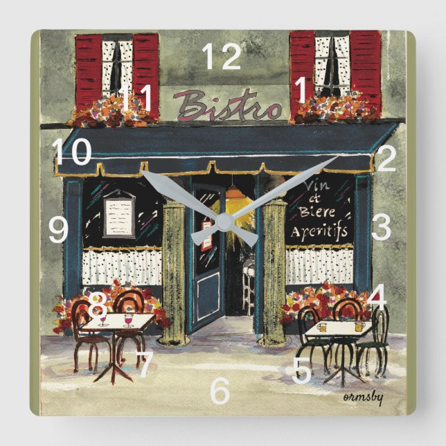 Bistro Wall Clock (Front)