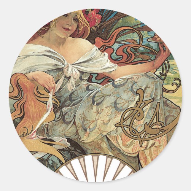 Bisuits Lefevre-Utile Classic Round Sticker (Front)