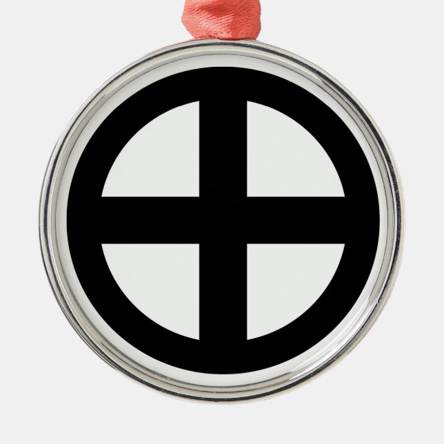 Bit Metal Ornament (Front)