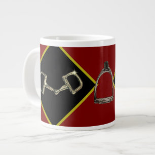 bit & stirrup large coffee mug