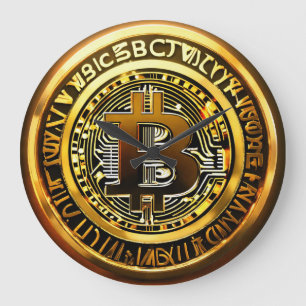 Bit your wach time is money large clock