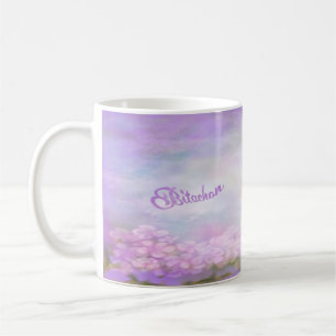 Bitachon Fleurs violettes Mug