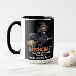 "BITCHCRAFT" Funny Word Definition Mug