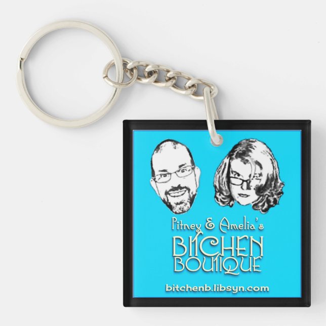 Bitchen Boutique Logo Keychain (Front)