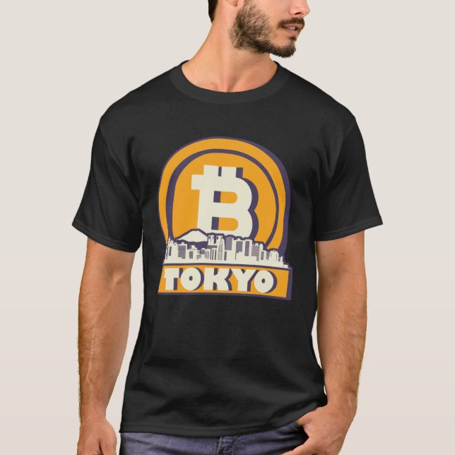 Bitcoin 東京都 Skyline  Tokyo Bitcoin Maximalist T-Shirt (Front)