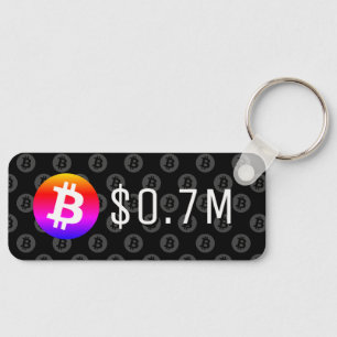 Bitcoin $0.7M ($700K) One Million Keychain