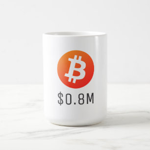Bitcoin $0.8M ($800K) One Million Magic Mug