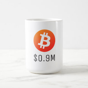 Bitcoin $0.9M ($900K) One Million Magic Mug
