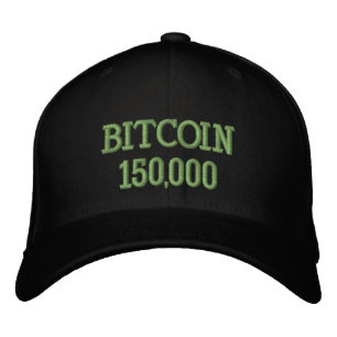 Bitcoin 150000 Celebration Embroidered Hat
