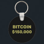 Bitcoin 150000 Celebration Keychain<br><div class="desc">A major milestone in the upward climb of Bitcoin cryptocurrency is the $150, 000 level. Celebrate this achievement while you HODL for Bitcoin at a cool million dollars not so far in the future.</div>