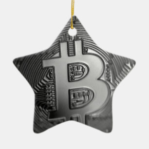 Bitcoin 16 ceramic ornament