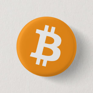 Bitcoin 1 Inch Round Button