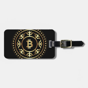 Bitcoin 2 luggage tag