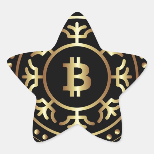 Bitcoin 2 star sticker