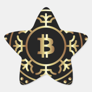 Bitcoin 2 star sticker