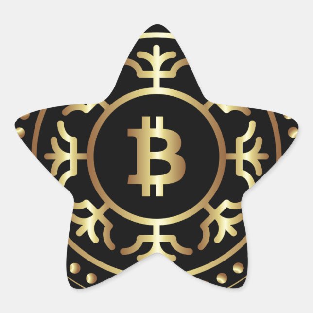 Bitcoin 2 star sticker (Front)