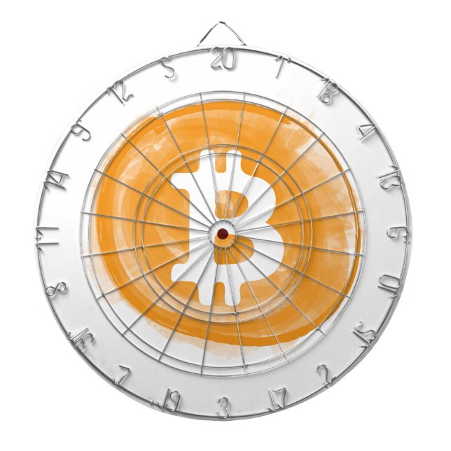 Bitcoin 6 dartboard (Front)