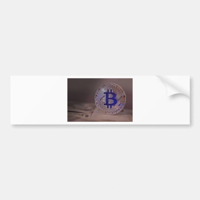 Bitcoin 8 bumper sticker (Front)