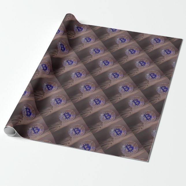 Bitcoin 8 wrapping paper (Unrolled)