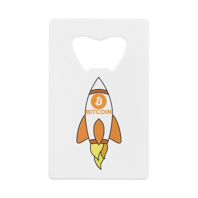 Bitcoin À La Rocket Lune (Devant)