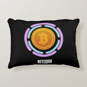 BITCOIN ACCENT PILLOW