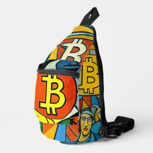 Bitcoin Art Sling Bag
