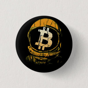 Bitcoin Astronaut-Crypto Astronaut 1 Inch Round Button