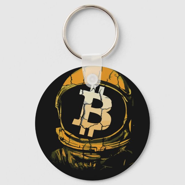 Bitcoin Astronaut-Crypto Astronaut Keychain (Front)