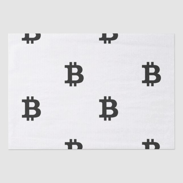 Bitcoin B Bold Tissue Paper (Front)