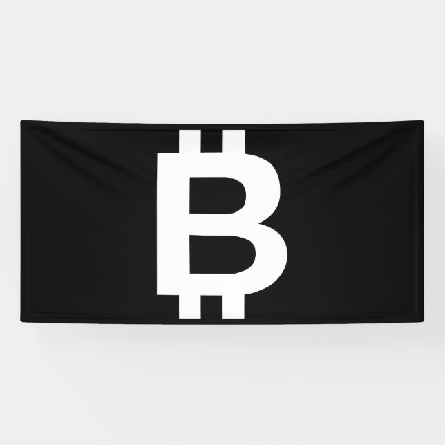 Bitcoin B Cool 4x8 Vinyl Banner (Horizontal)
