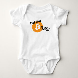 Bitcoin baby bodysuit