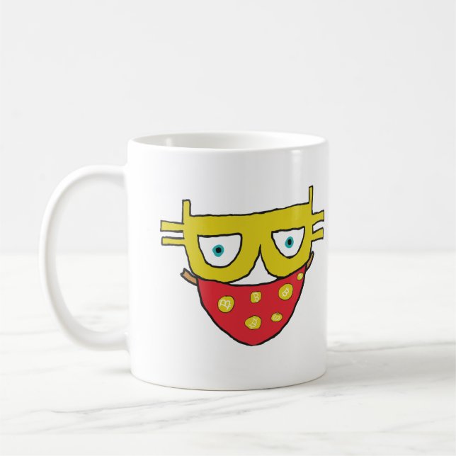 Bitcoin Bandit Coffee Mug (Left)