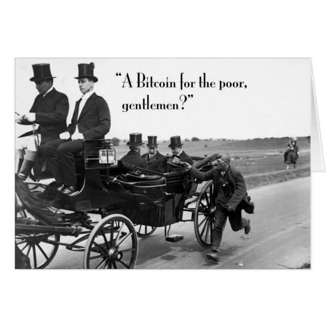 Bitcoin Beggar (Front Horizontal)