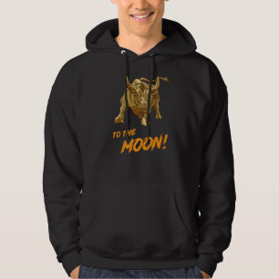 Bitcoin Bitcoin To The Moon Bull Crypto Btc Hodle Hoodie