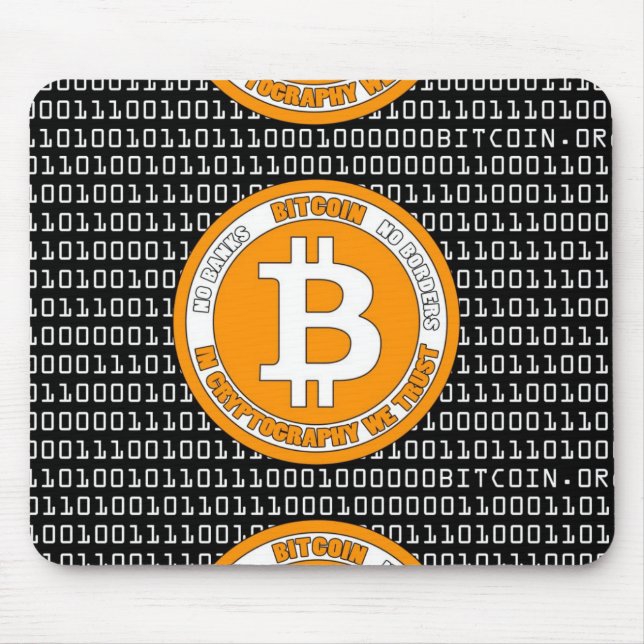 Bitcoin Black Cap - M1b Mouse Pad (Front)