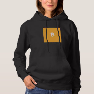 Bitcoin Blockchain Minimalist Design Hoodie