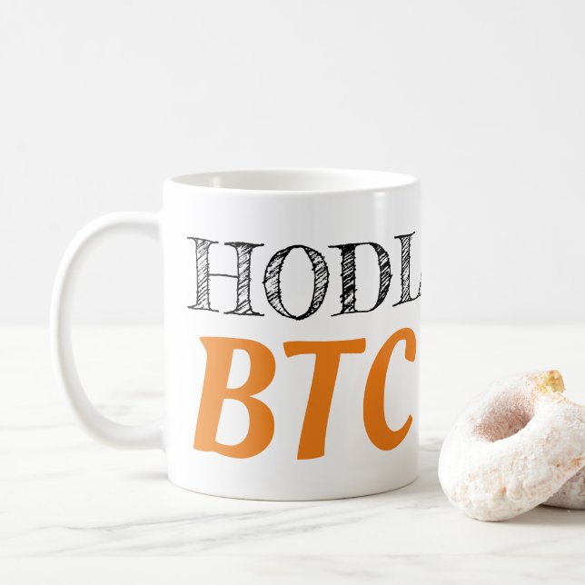 Bitcoin Blockchain Mug (Avec donut)