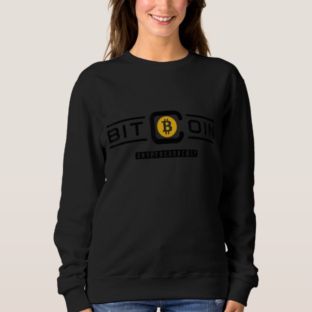 Bitcoin Btc Coin Crypto Trader 1 Sweatshirt (Front)