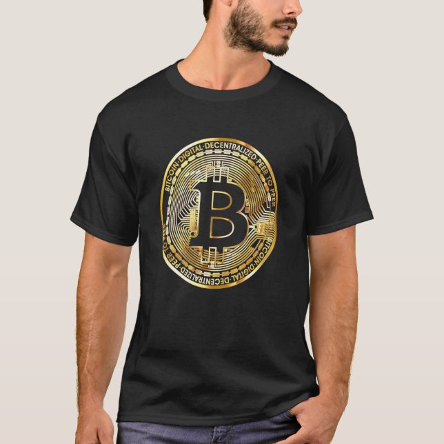 Bitcoin Btc Coin Crypto Trader Bitcoin Future Free T-Shirt (Front)