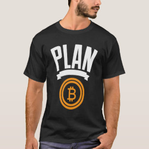Bitcoin BTC Plan B Vintage Cryptocurrency Satoshi T-Shirt