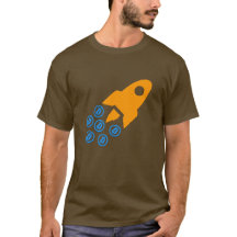 Bitcoin (BTC) Rocket T-shirt