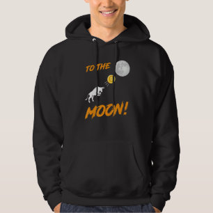 Bitcoin Btc To The Moon Bull Cryptocurrency Hodl Hoodie