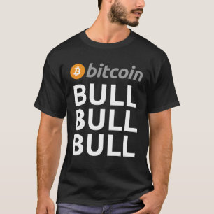 Bitcoin Bull Bull Cryptocurrency BTC Hodl T-Shirt