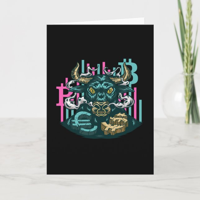 Bitcoin Bull Bull Market Hodl Card (Front)