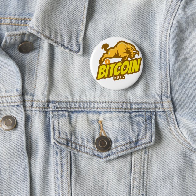 Bitcoin Bull run - Btc Crypto 2 Inch Round Button (In Situ)