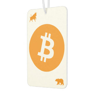 Bitcoin Car Air Freshener 