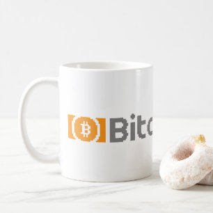 Bitcoin Cash BCH Logo 8-Bit Tasse