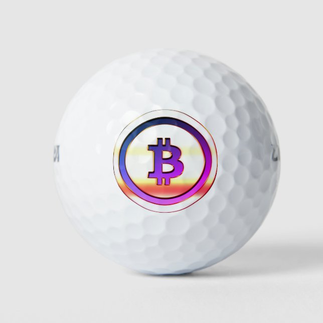 Bitcoin Circle Miami Golf Balls (Front)